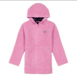 Pink Hooded Fleece Jacket